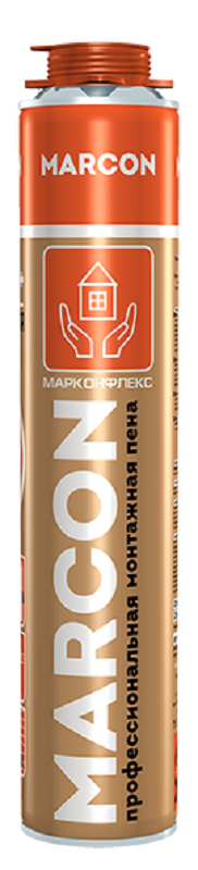 Монтажная пена профессиональная MARCON PRO 65+, всесезонная 850 мл