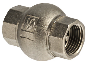 Обратный клапан с латунным золотником 1/2" VALTEC