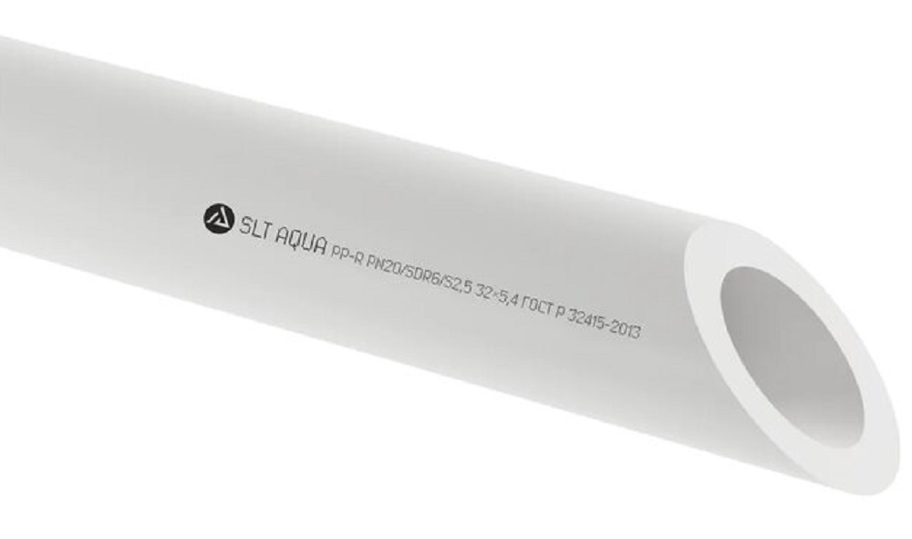 Труба полипропиленовая SLT AQUA SDR 6 (PN20) 32 мм