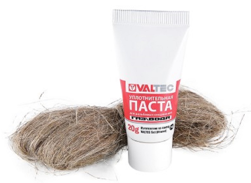 Комплект монтажный VALTEC № 1, лен + паста 20 г