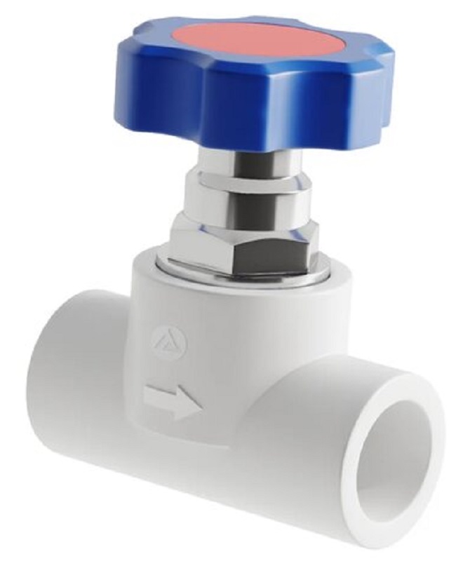 Вентиль полипропиленовый DN 20 мм PN 25 SLT AQUA