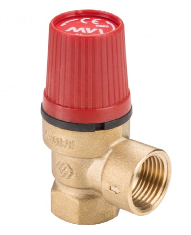 Клапан предохранительный 1/2" 2 бара MVI