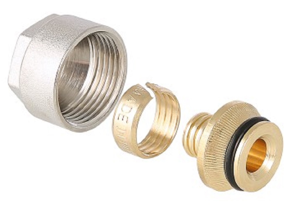Фитинг коллекторный для пластиковой трубы 16 (2,2) мм x 3/4" евроконус VALTEC