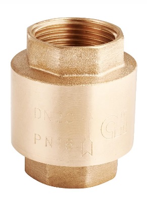 Клапан обратный латунный сердечник 1 1/2" AquaHit