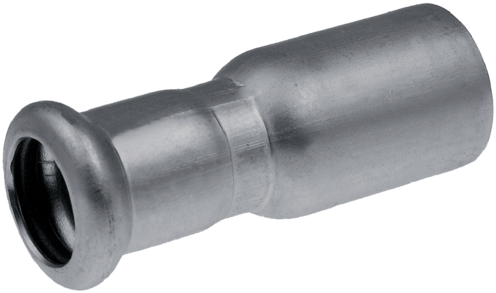 Переходник ниппельный пресс KAN-Therm Inox 42x28, из нержавеющей стали