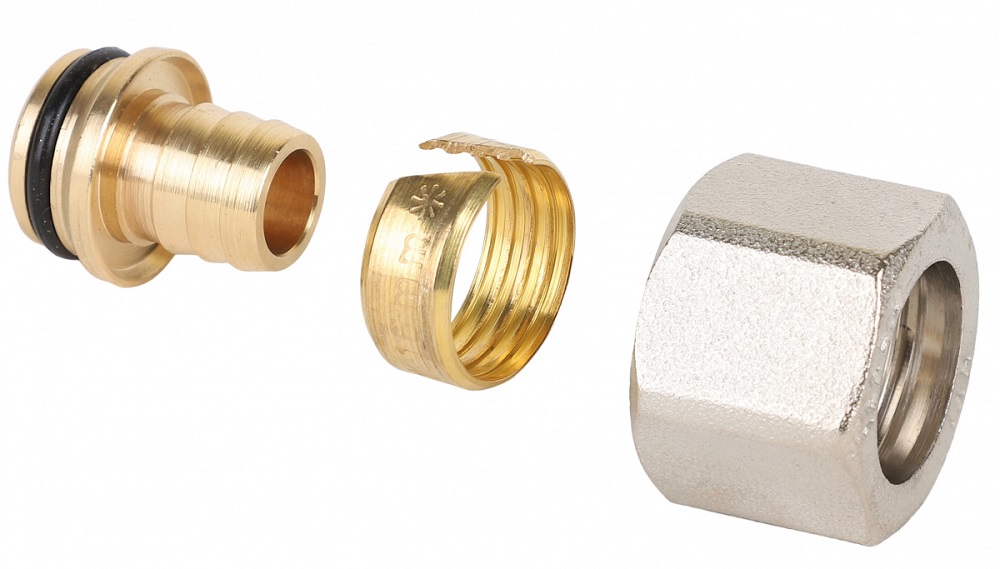 Фитинг обжимной для PEX трубы (евроконус) 3/4"x20x2.8 MVI 