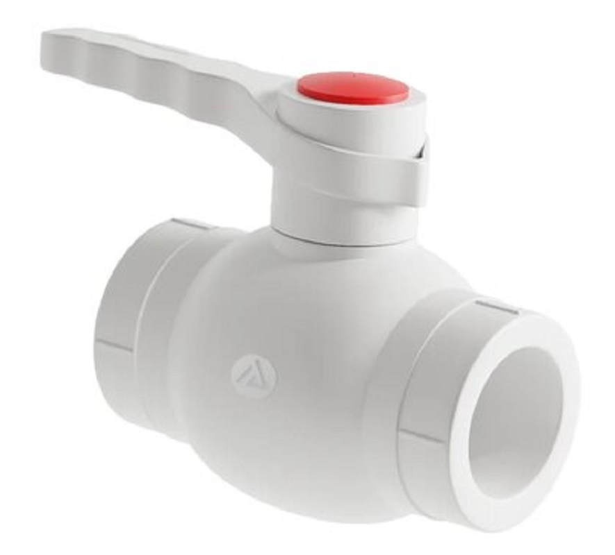 Кран шаровой полипропиленовый DN 63 мм PN 25 SLT AQUA для горячей воды