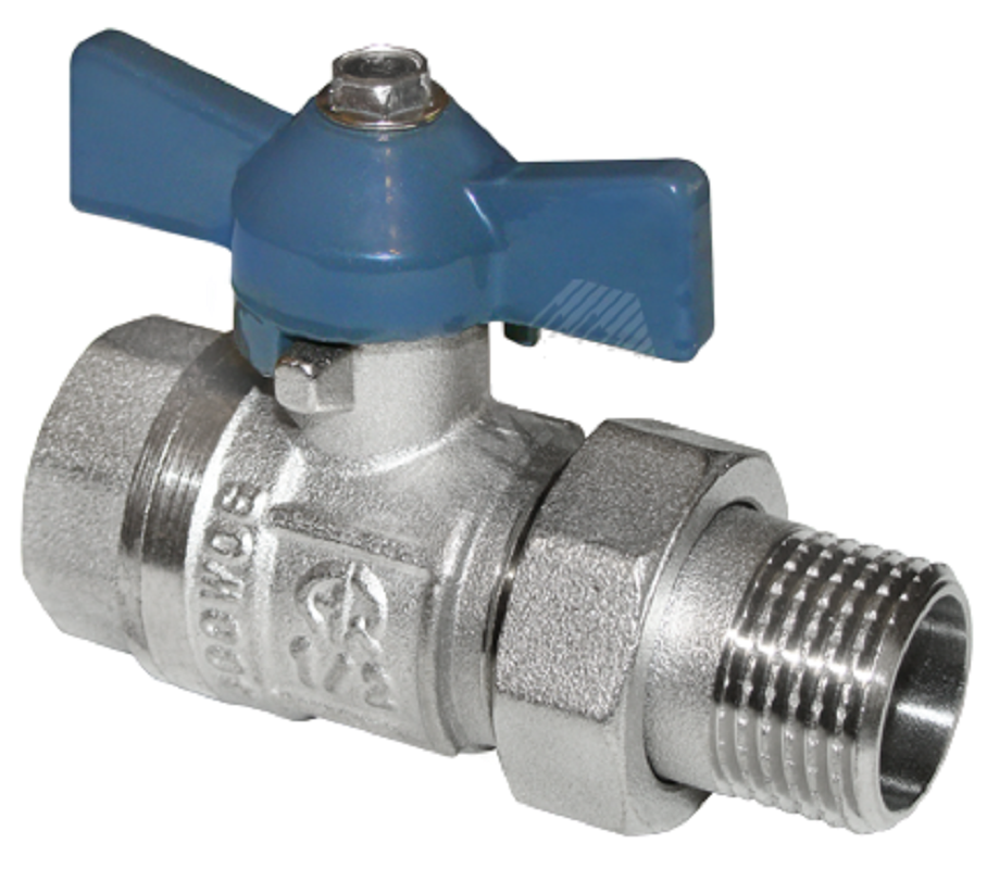 Кран шаровой со сгоном ВР-НР 1/2" AQUALINK