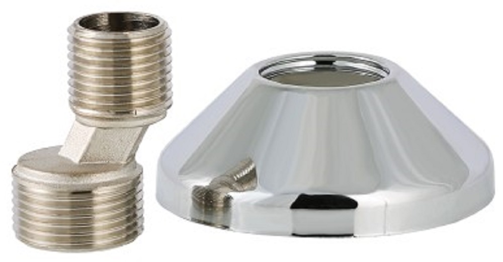 Эксцентрик для смесителя 3/4"x1/2" VALTEC, с декоративной чашкой