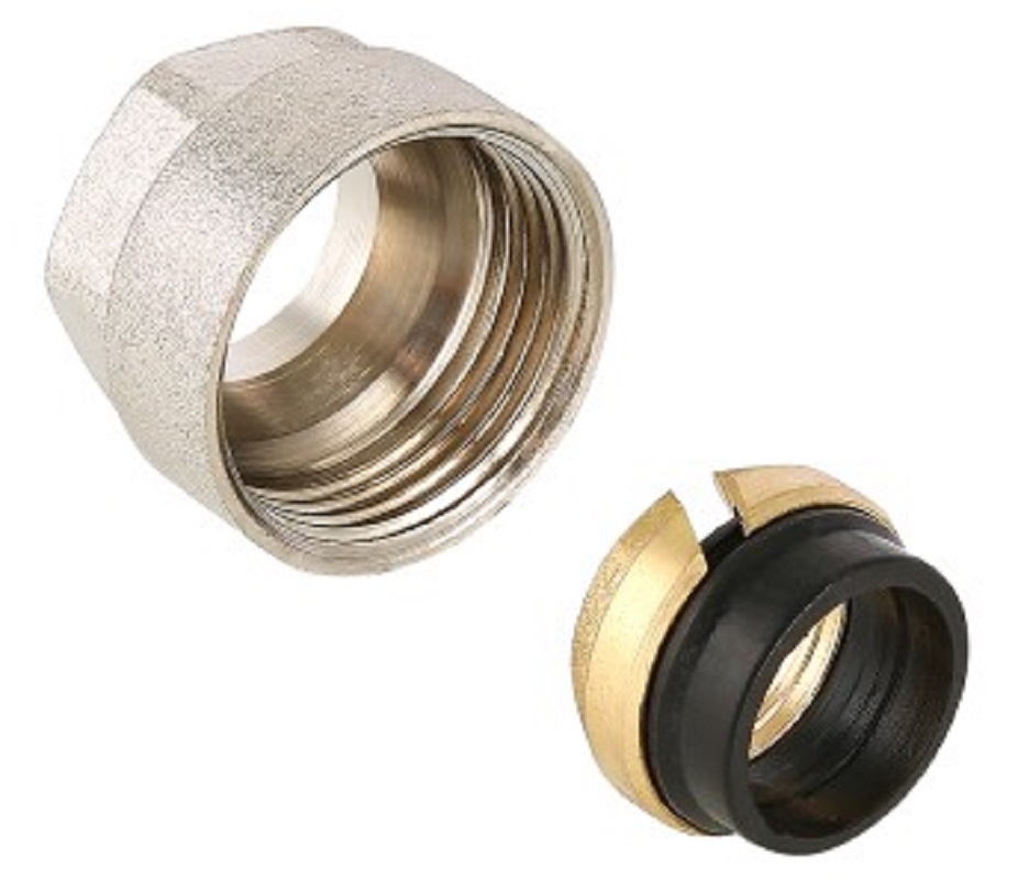 Фитинг коллекторный для медной трубы 15 (1,0) мм x 3/4" евроконус VALTEC