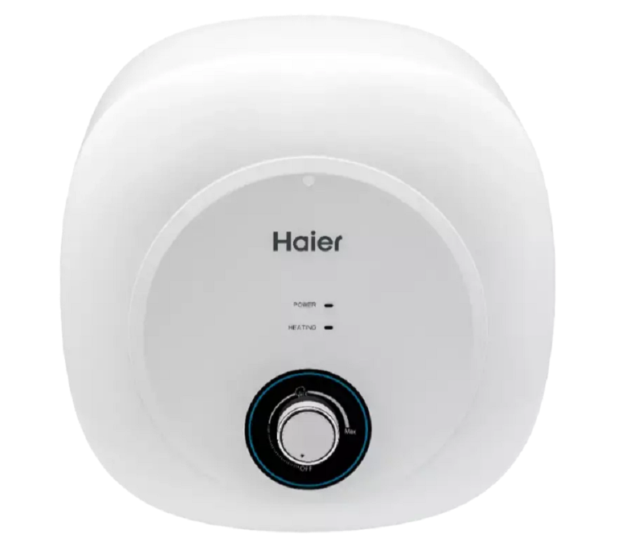 Водонагреватель электрический накопительный 10 л, 2 кВт HAIER, механическое управление, монтаж над раковиной
