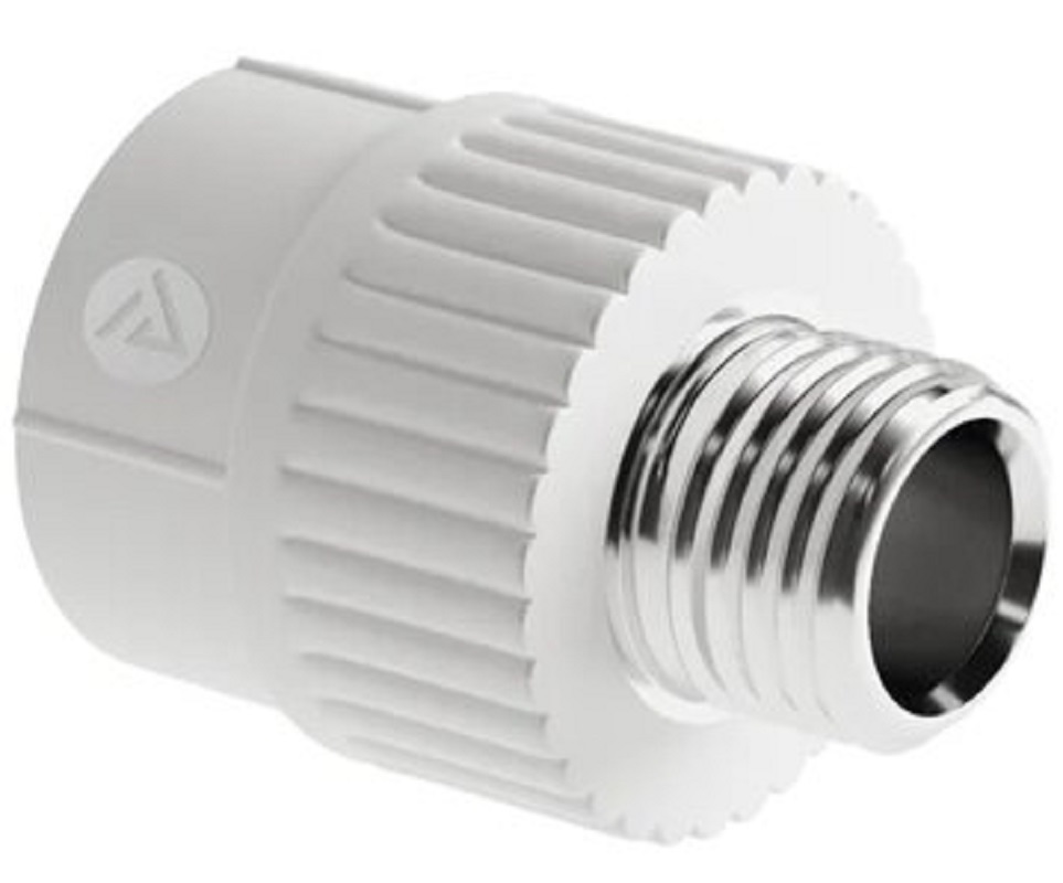 Муфта комбинированная полипропиленовая НР 20x3/4" SLT Aqua