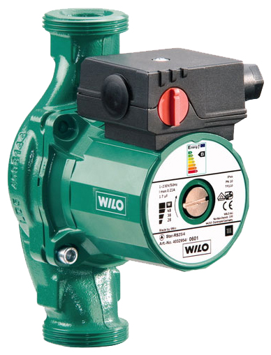 Насос циркуляционный Wilo Star RS 30/2, с гайками