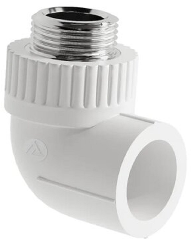 Уголок комбинированный полипропиленовый НР 25x3/4" SLT Aqua