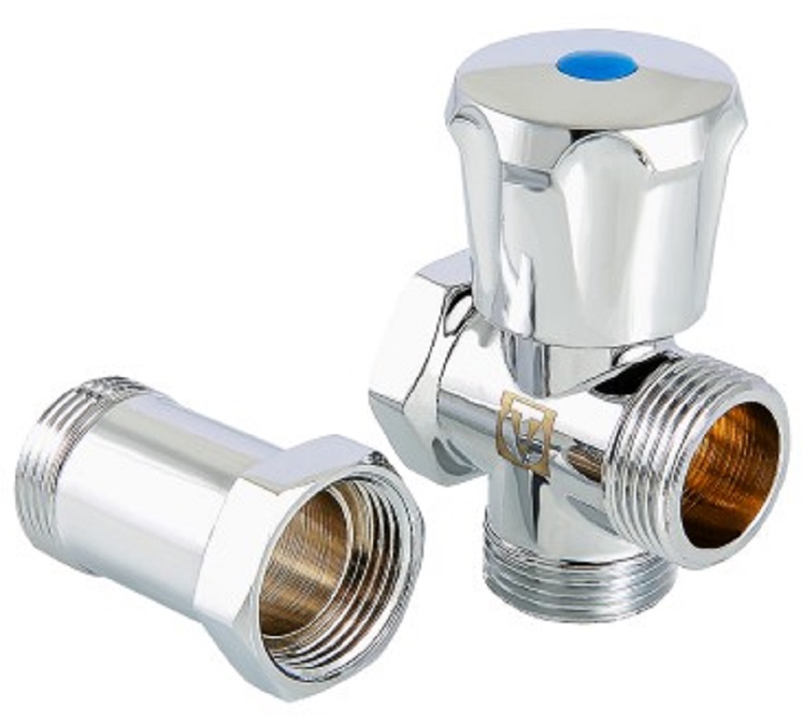 Вентиль-тройник бытовой 3/4"x3/4"x3/4" VALTEC, для пдключения сантехнических приборов перед смесителем