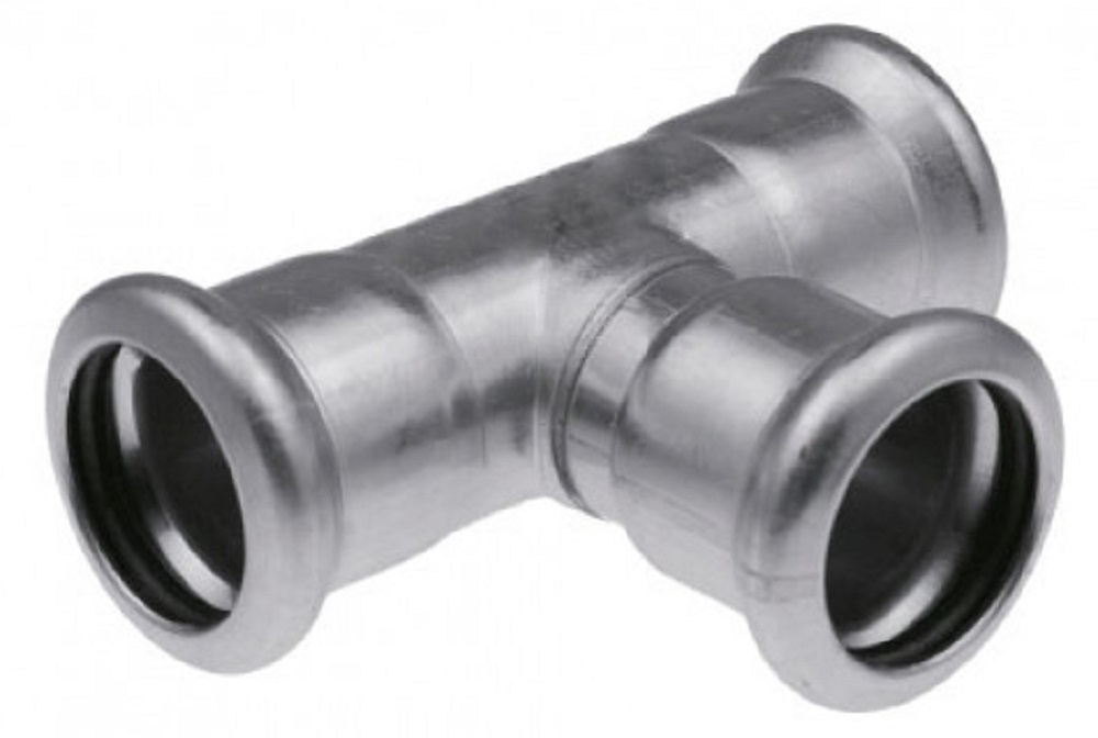 Тройник пресс KAN-Therm Inox 35х35х35, из нержавеющей стали
