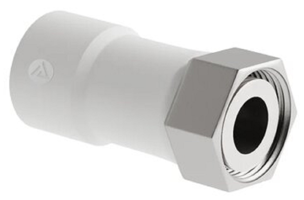 Муфта с накидной гайкой полипропиленовая ВР 25x3/4" SLT Aqua