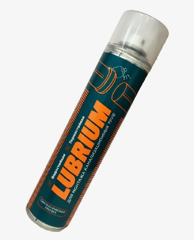 Сантехническая смазка LUBRIUM для бытового и промышленного применения, аэрозоль 400 мл