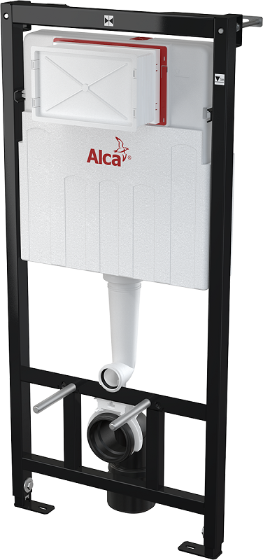 Инсталляция комплект ALCADRAIN (Alcaplast) Sadromodul 3:1 AM101/1120+M70  (белая кнопка)