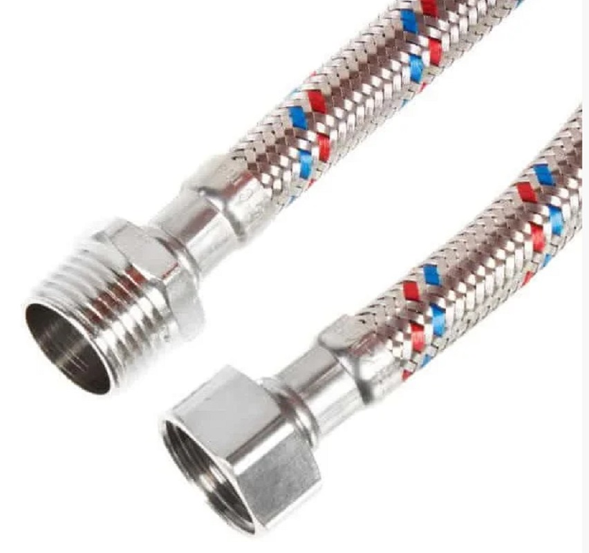 Подводка гибкая для воды 150 см 1/2" ВР-НР AQUALINE