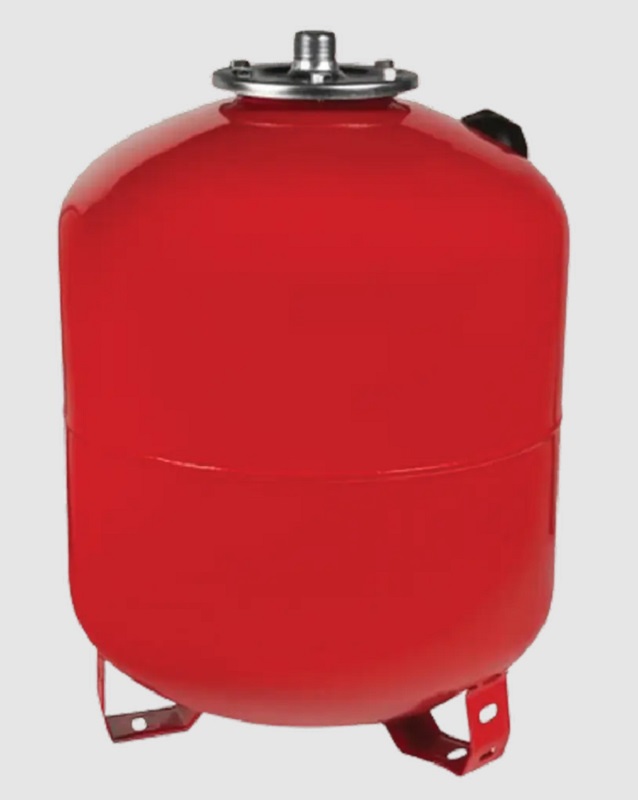 Расширительный бак красный вертикальный 100 л UNIPUMP, РВ 100 (БЭЗ)