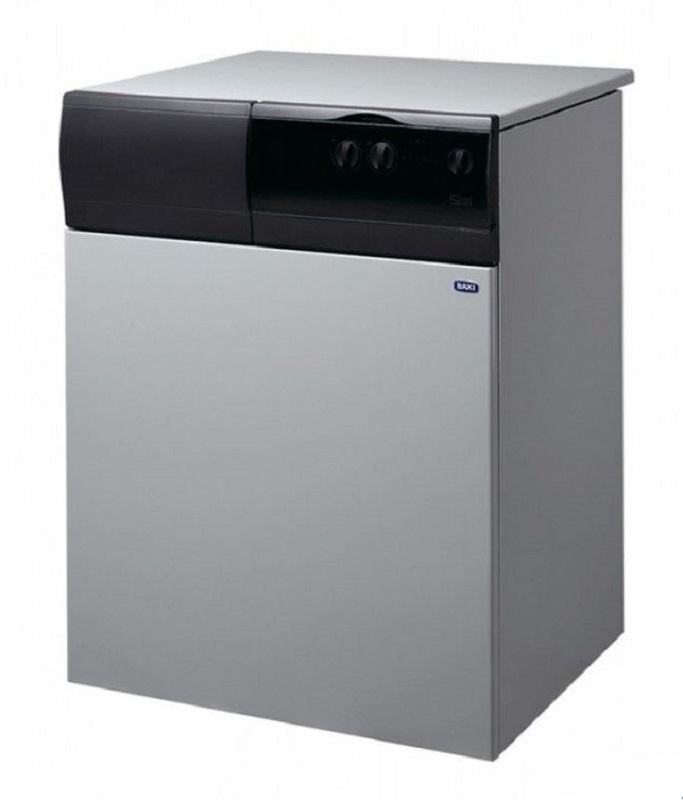Котел газовый напольный Baxi SLIM 2.300i 5E, 30 кВт, одноконтурный, с чугунным теплообменником и встроенным бойлером