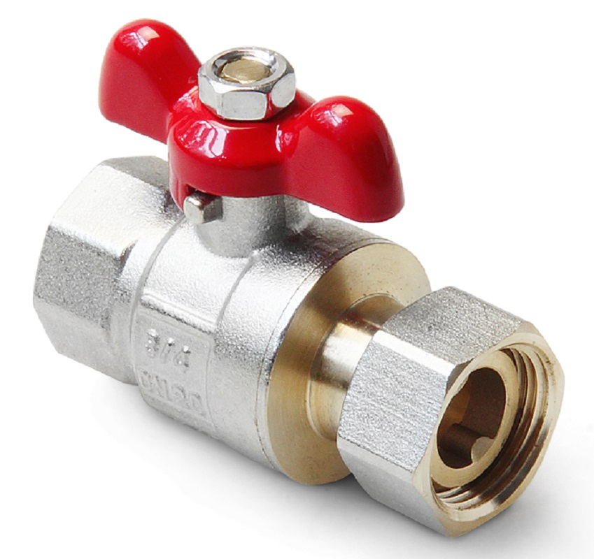 Кран шаровой с накидной гайкой ВР 3/4" PRO AQUA