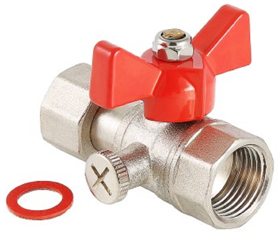 Кран шаровой для подключения манометра ВР 1/2" VALTEC