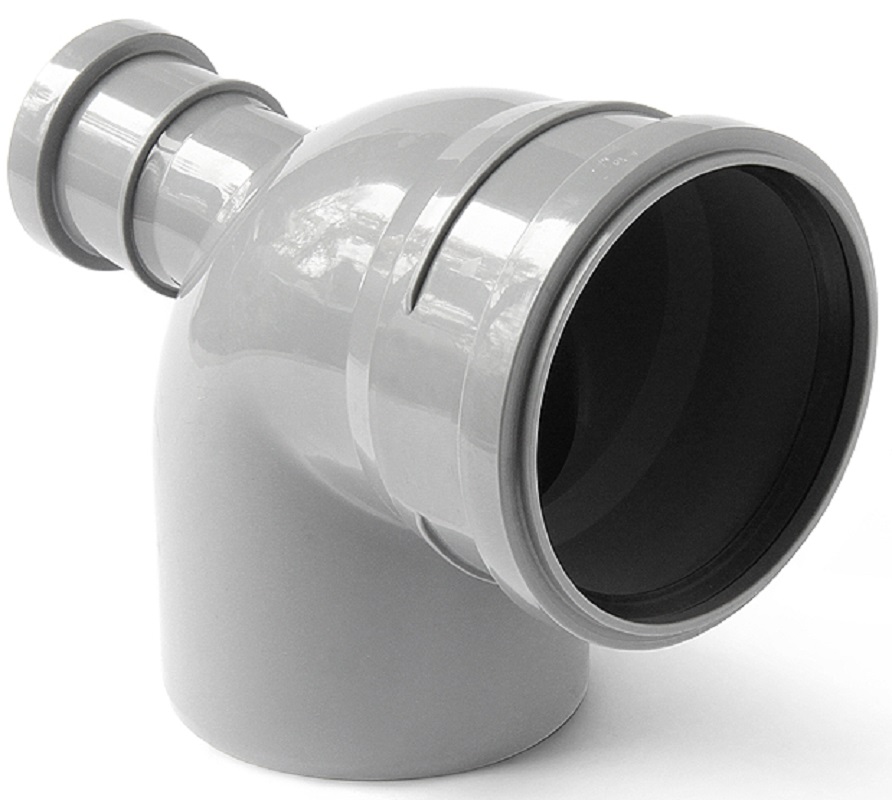 Отвод с выходом (фронтальный) 110x87,5°/50 PRO AQUA Comfort