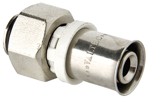 Пресс-фитинг с накидной гайкой 16 (2,0) мм х 1/2" VALTEC