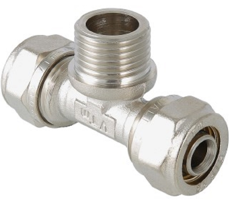 Тройник обжимной НР 32x1 1/4" VALTEC