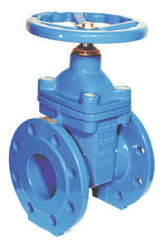 Задвижка клиновая фланцевая DN 250 PN 16 DENDOR, с обрезиненным клином