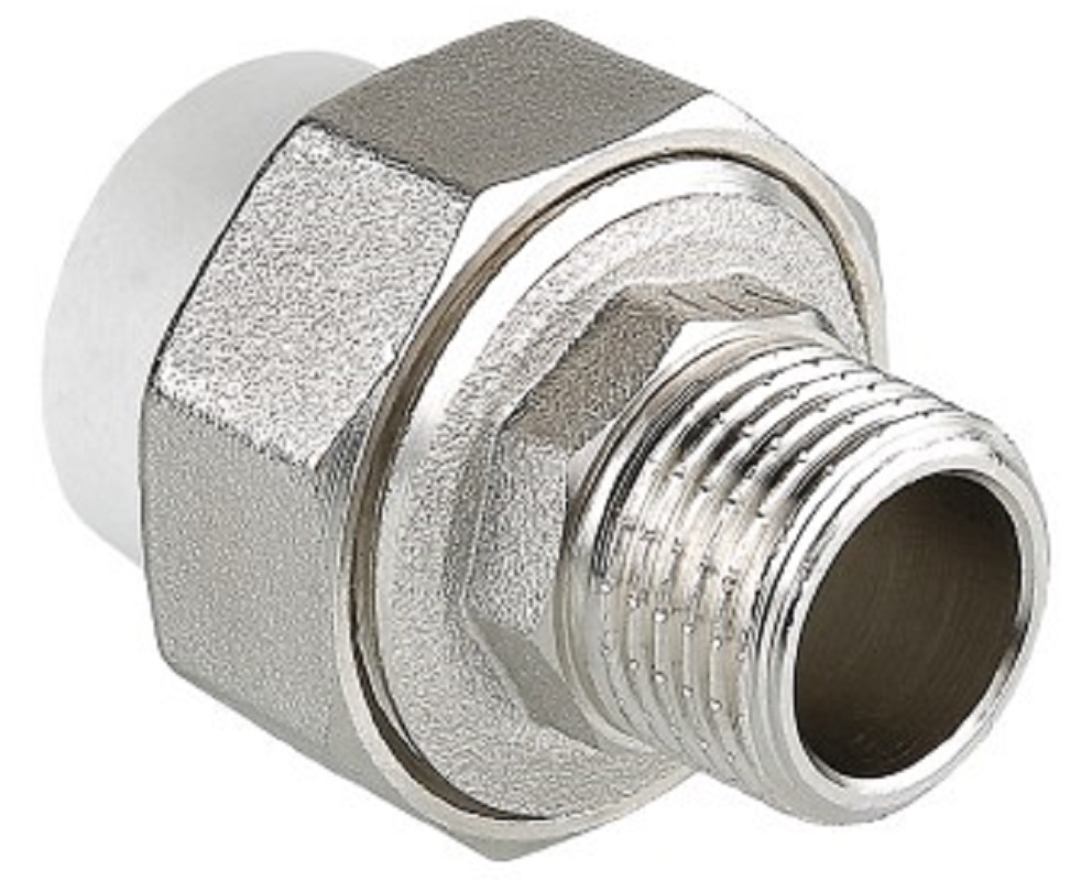 Муфта комбинированная разъемная (американка) полипропиленовая НР 20x3/4" VALTEC