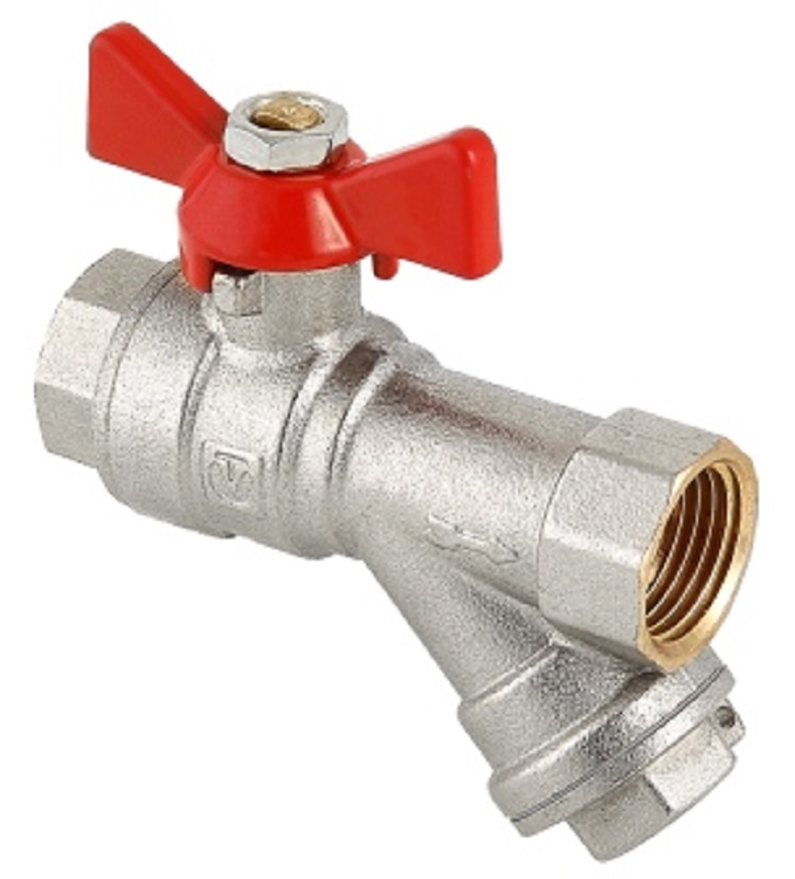 Кран шаровой со встроенным фильтром ВР 1/2" VALTEC COMBI