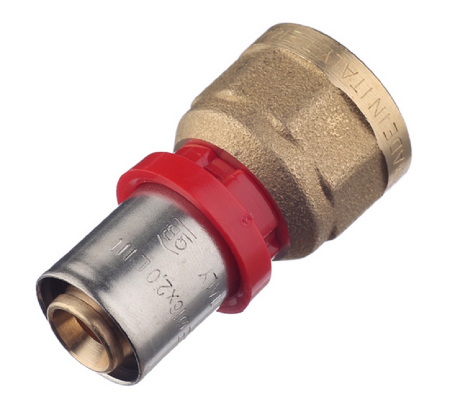Соединитель пресс ВР 16x3/4" TIEMME