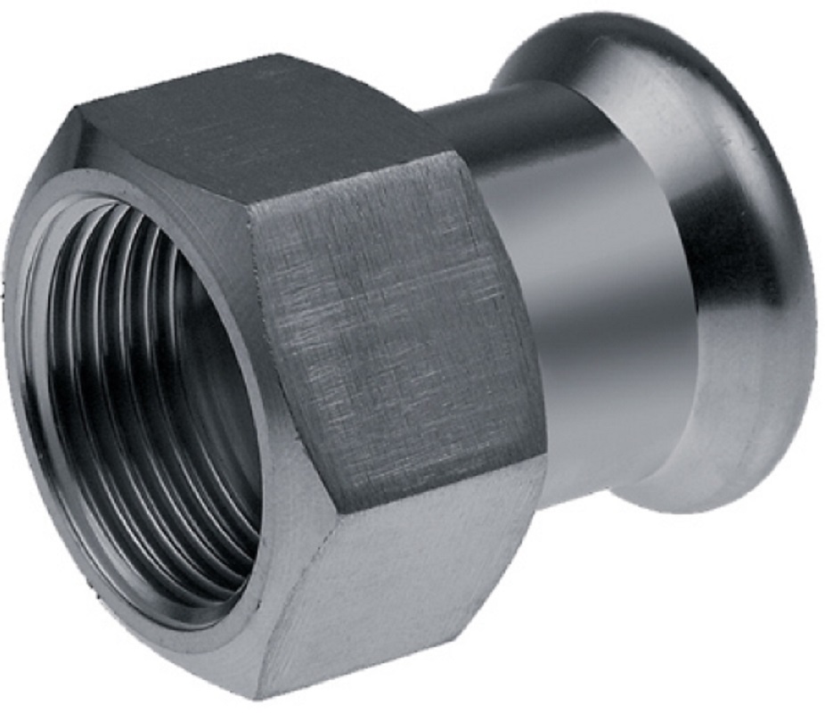 Соединитель ВР пресс KAN-Therm Inox 22x3/4", из нержавеющей стали
