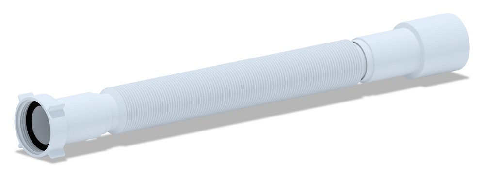 Гибкая труба АНИ 1 1/2" x 40/50 мм удлиненная (541-1371 мм)