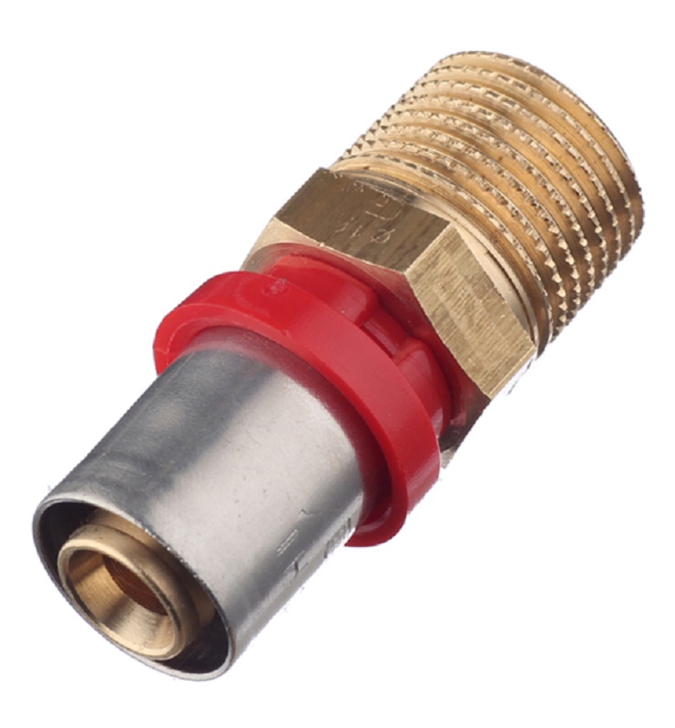 Соединитель пресс НР 16x3/4" TIEMME