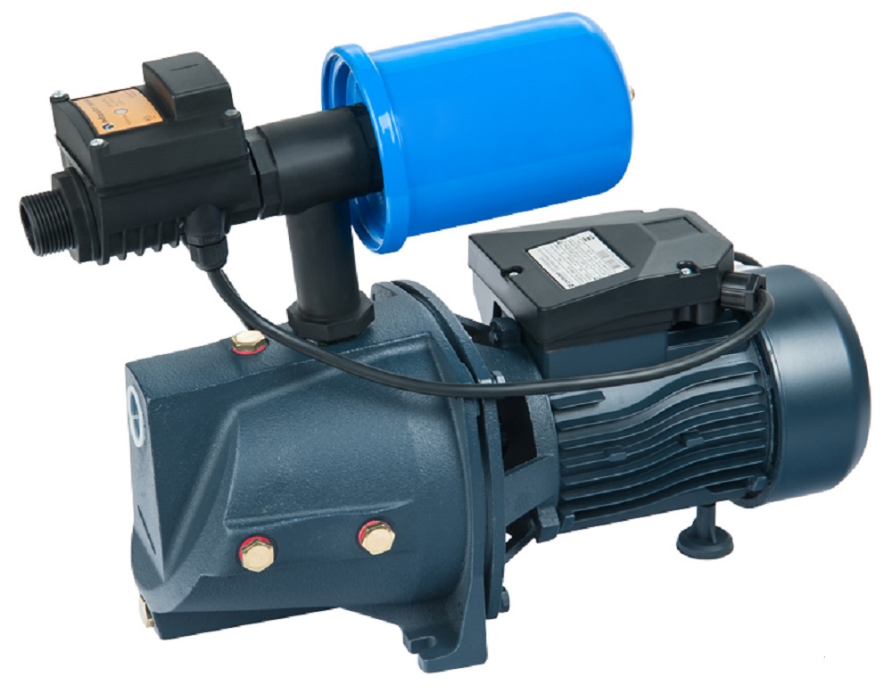 Адаптивная насосная станция 1000 Вт UNIPUMP АКВАРОБОТ JSW 55, гидроаккумулятор 2 л