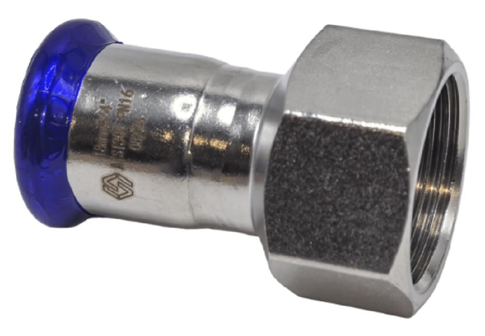 Пресс-фитинг с ВР MVI 18x3/4", нержавеющая сталь