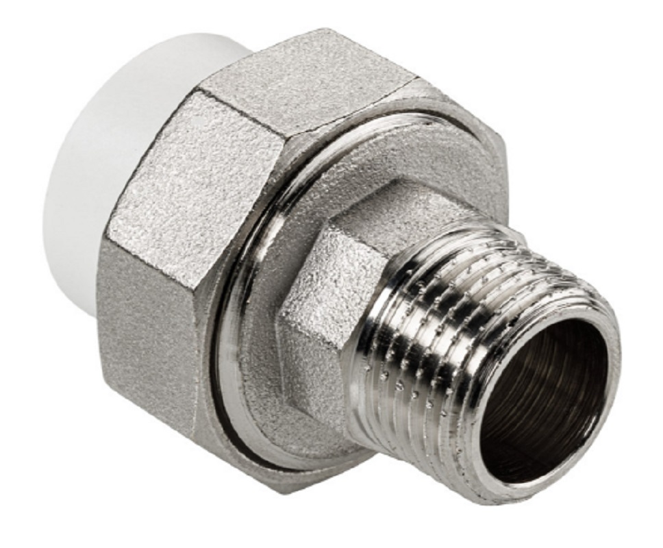 Муфта комбинированная разъемная (американка) полипропиленовая НР 20x1/2" VALTEC