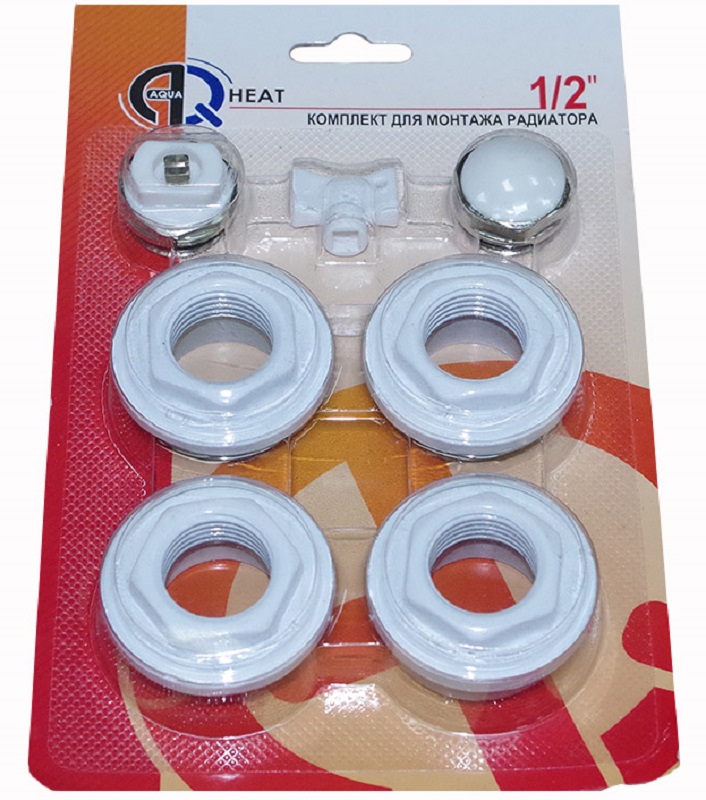Комплект для радиаторов 3/4" без кронштейнов AQUALINK