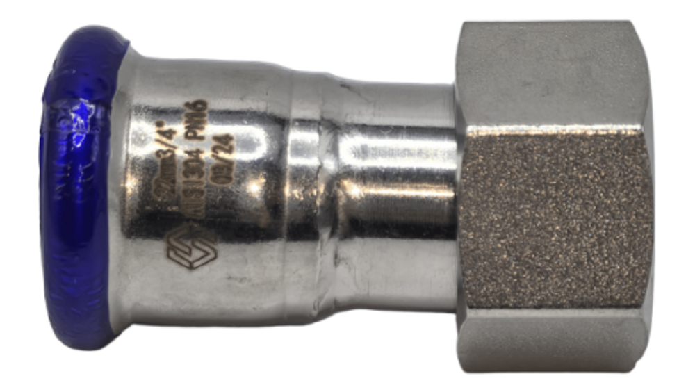 Пресс-фитинг с накидной гайкой MVI 28х1 1/4", нержавеющая сталь