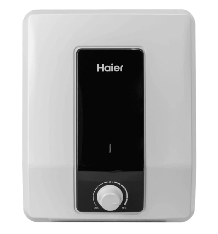 Водонагреватель электрический накопительный 15 л, 2 кВт HAIER, механическое управление, монтаж над раковиной