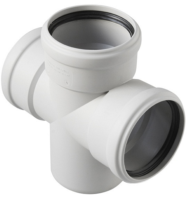 Крестовина двухплоскостная 110x110x110/87,5 PRO AQUA Stilte Plus