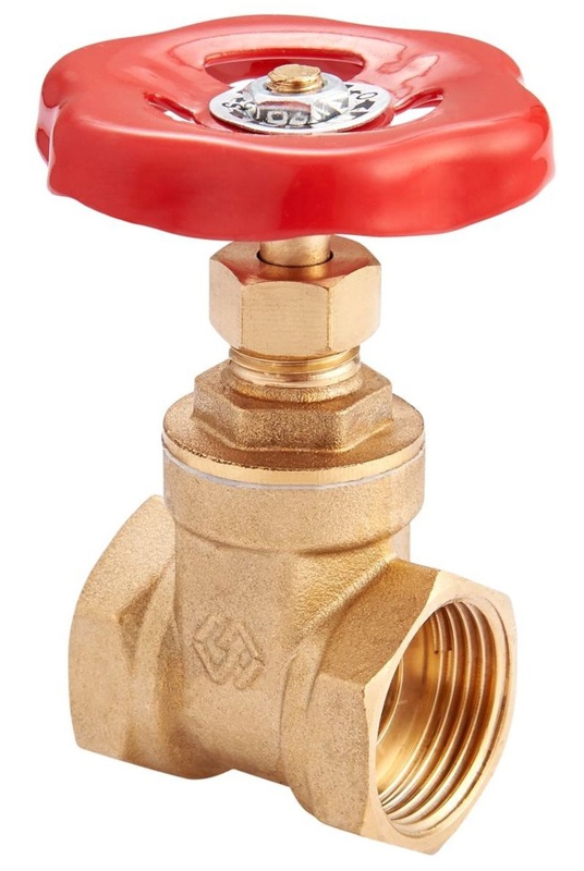 Задвижка клиновая латунная 1 1/2" MVI