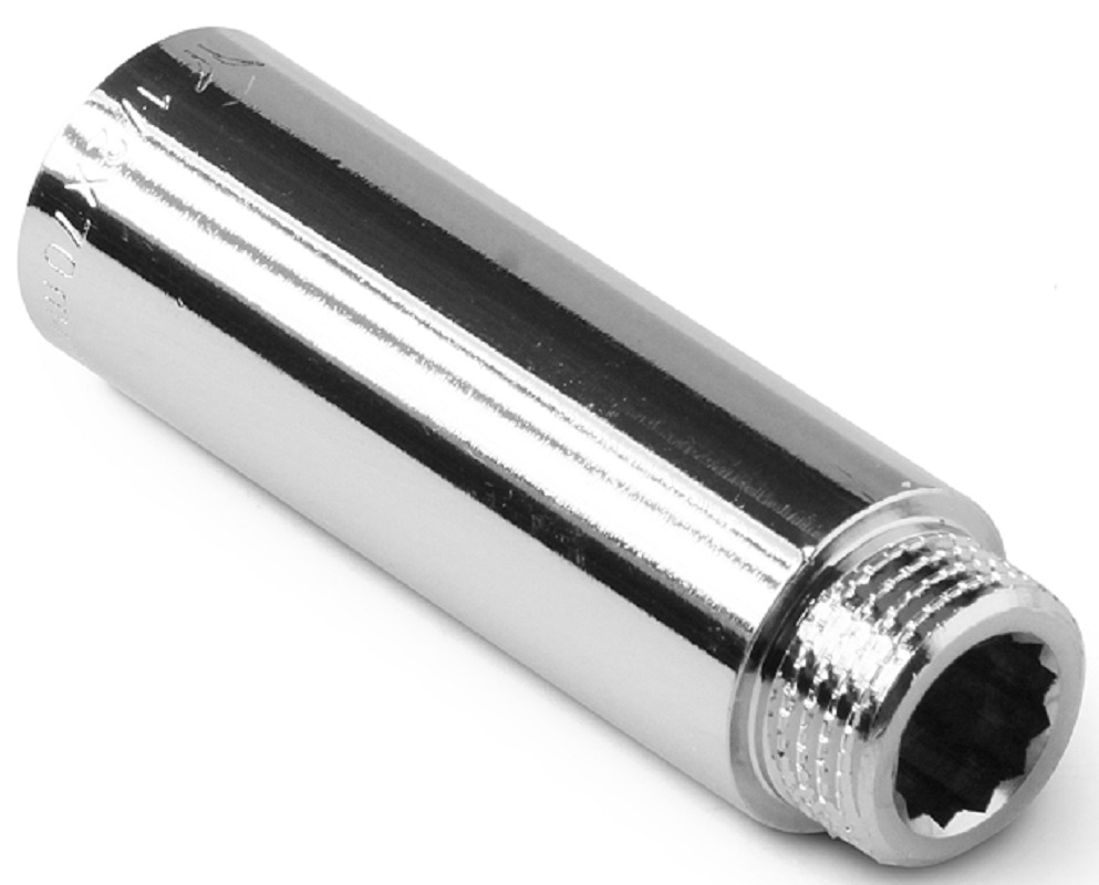 Удлинитель ВР-НР 1/2"x30 мм PRO AQUA, хромированный