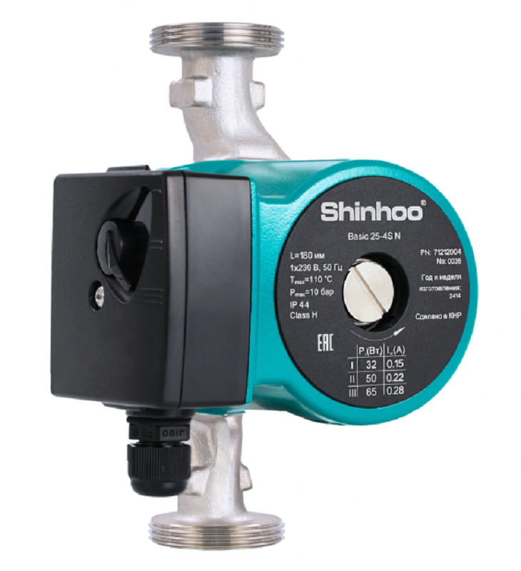 Насос циркуляционный Shinhoo BASIC 15-4S N 130 1x230V