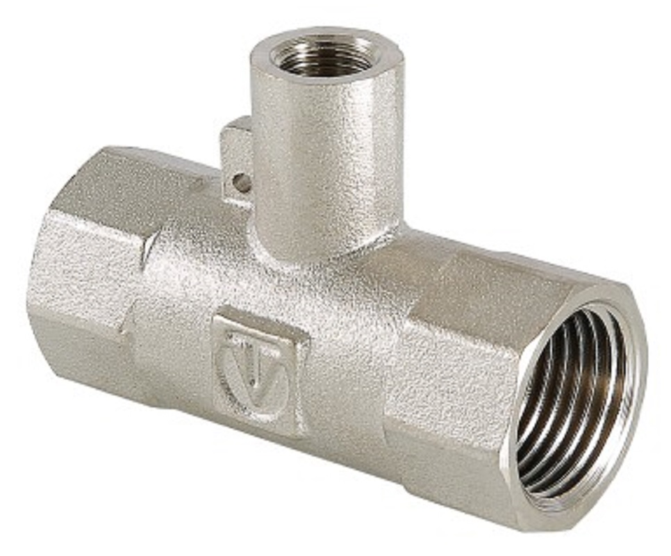Тройник для подключения датчика температуры 1/2" х M10 х 1/2" ВР VALTEC