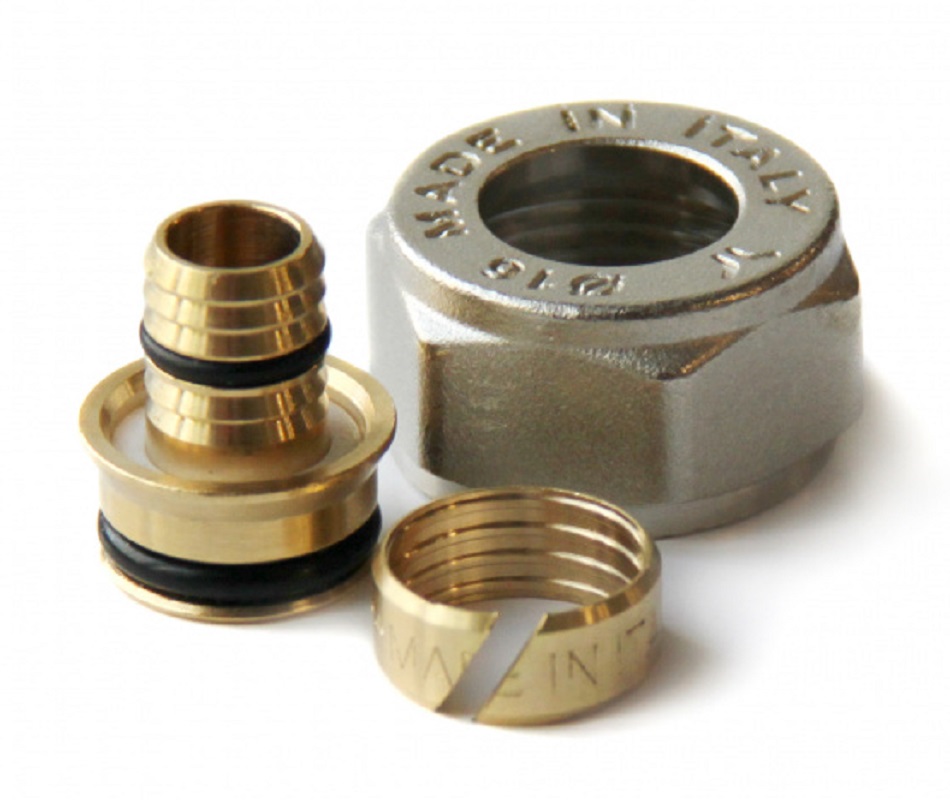 Евроконус компрессионный латунный 16x3/4" PRO AQUA